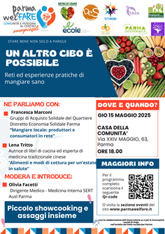 Incontro Un altro cibo è possibile ParmaWelFARE