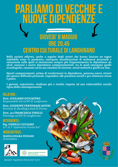Incontro pubblico dipendenze Langhirano
