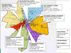 mappa della città di Parma