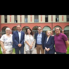 Da sinistra: Campanini F, Campanini D, Bacchi, Carlini, Poletti, Pagliari
