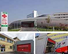 Pronto soccorso: in alto Ospedale Maggiore. In basso da sn: Ospedale Borgotaro e Ospedale Vaio