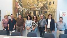 Da sx Vattini, Lovisatti, Cozzolino, Giordano, Bacchi, Pierantoni, Palladini, Ungari