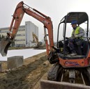 Posa condotti infrastrutture nuovo parcheggio